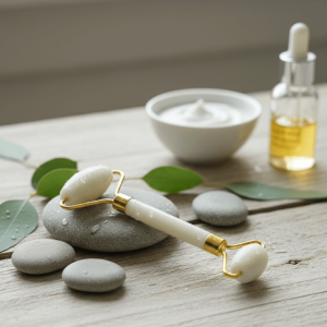 White Crystal Facial Roller